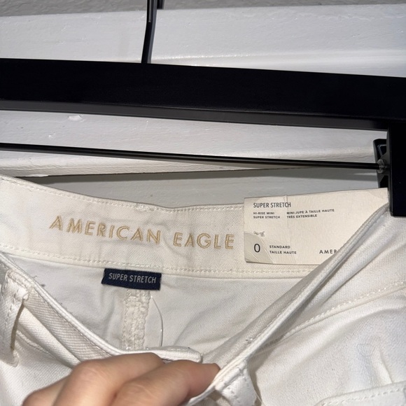 American Eagle Outfitters Cream Mini Skirt - Picture 2 of 4